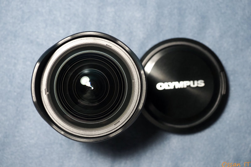 「M.ZUIKO DIGITAL ED7-14mm F2.8 PRO」は534gもある、前玉は出目金レンズでフィルター装着不可だが管理人がすごく気に入ったレンズのひとつ