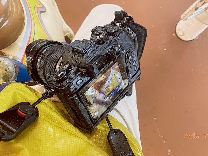 「OLYMPUS OM-D E-M1 MarkII」の耐候性は素晴らしかった、こんなずぶ濡れ状態でも全く問題なかった、撮れる画とは別問題だけど…